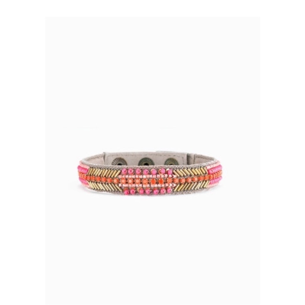 Stella & Dot Beaded Snap Bracelet